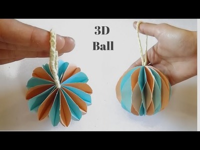 How to make 3D ball for decorations ⚾️⚽️????|