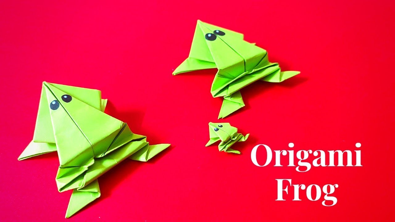 How to make Origami Frog ????????l Easy Origami Frog #youtubers #youtube #youtubeindia #origami #youtuber