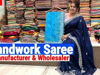 New Year Special Pure Handwork Saree Collection | Handwork Saree Wholesaler in Kolkata Park Street