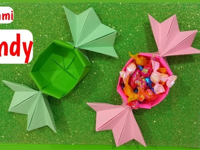 Origami candy box:Origami candy box to impress your friends and family #Christmas #candy #box