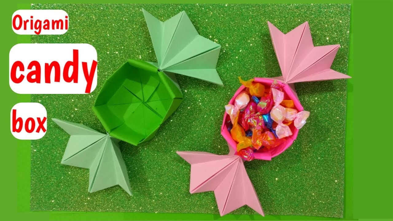 Origami candy box:Origami candy box to impress your friends and family #Christmas #candy #box