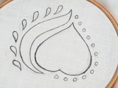 Paisley Heart Embroidery Design (Hand Embroidery Work)