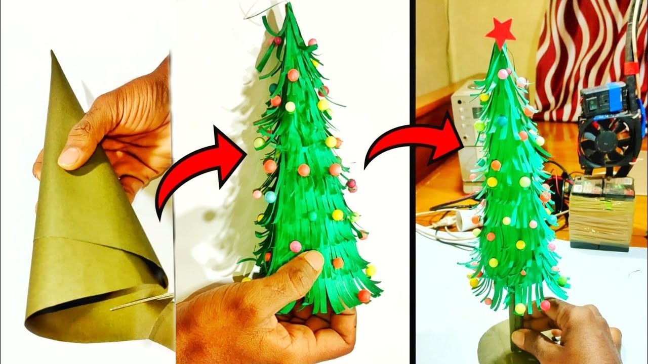paper-christmas-tree-diy-hiw-to-make-a-3d-chiristmas-tree-smd-tech