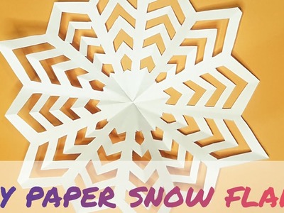 Paper Snowflakes || Easy Paper Snowflakes || How to make Snowflakes out of paper