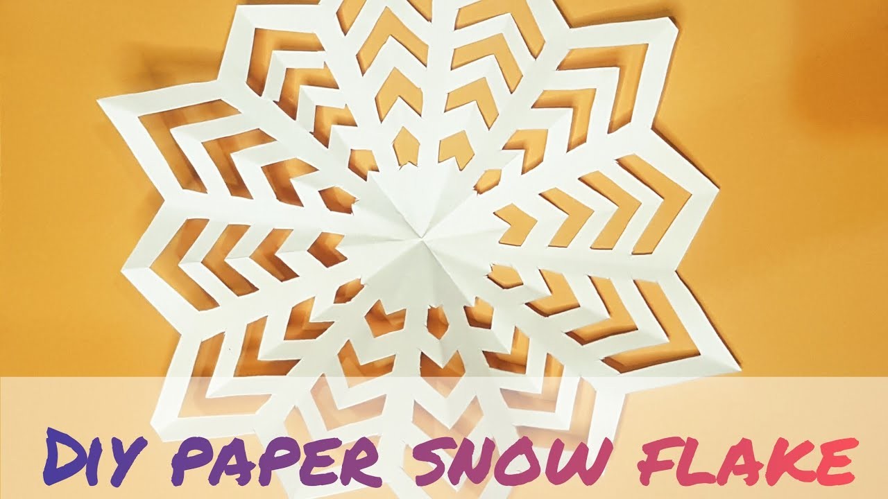 Paper Snowflakes || Easy Paper Snowflakes || How to make Snowflakes out of paper