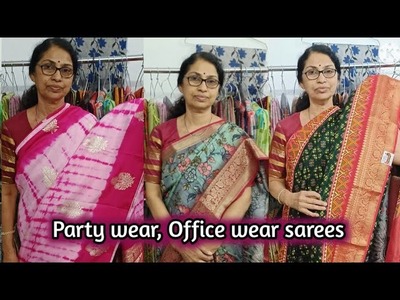 Party wear and office wear sarees @suseela fashion point