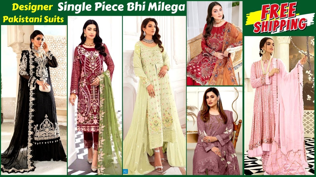 Partywear Pakistani & Redaymade Suits Designs | FREE Shipping | Hyderabad Retail Shopping