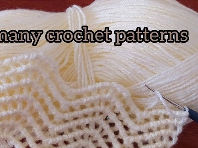 PERFECT????Beautiful and easy crochet patterns I made on my channel