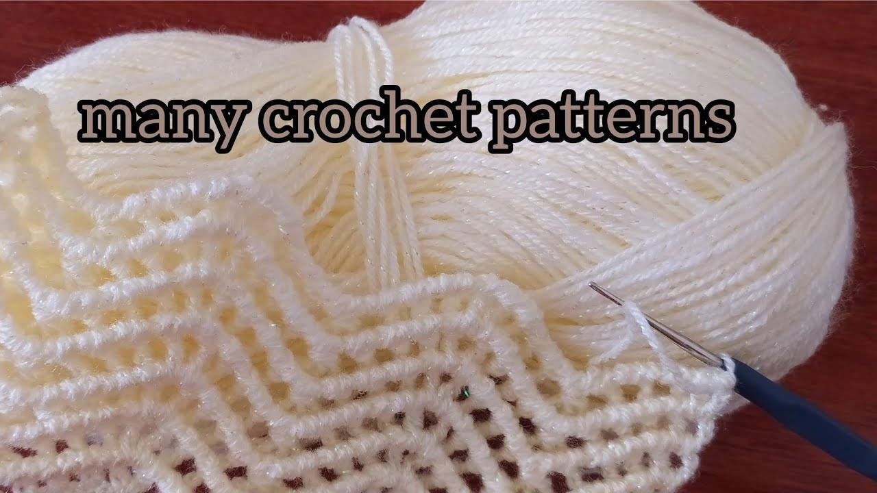 PERFECT????Beautiful and easy crochet patterns I made on my channel