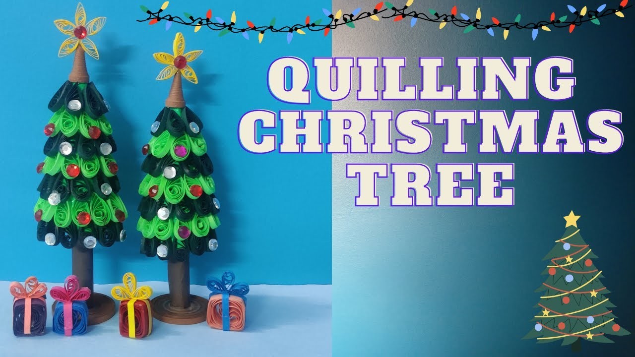 Unique and Elegant Quilled Christmas Tree
