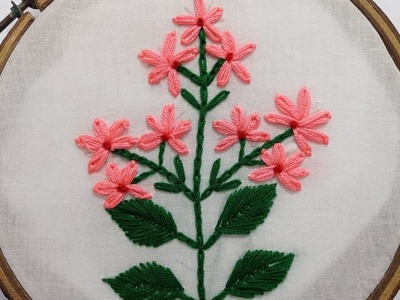 Viral Daizy Flower Embroidery Tutorial. Unique and Easy Hand Embroidery for beginner.সহজ ফুল সেলাই।