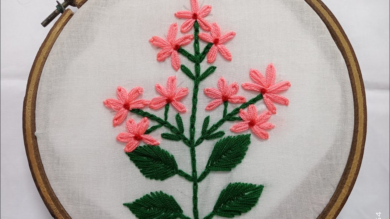 Viral Daizy Flower Embroidery Tutorial. Unique and Easy Hand Embroidery for beginner.সহজ ফুল সেলাই।