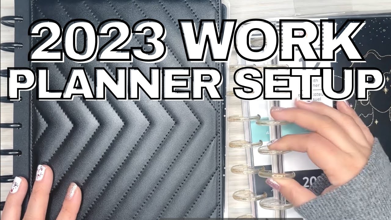2023 WORK PLANNER SETUP | HAPPY PLANNER FRANKENPLANNER | SETTING UP MY PLANNER FOR THE NEW YEAR!