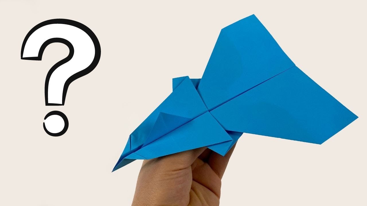 Aereo di carta più veloce del mondo | Come fare un aeroplanino di carta?