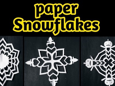 Amazing paper crafting.new paper cutting design.How to Draw Snowflakes