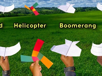 Best 4 flying boomerang, top 4 helicopter plane, bird plane, mini plane, helicopter boomerang