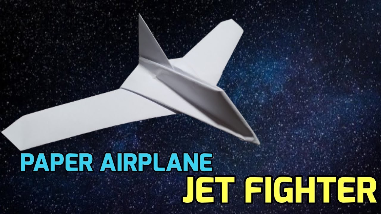 Cara Membuat Pesawat Kertas - Origami Jet Tempur