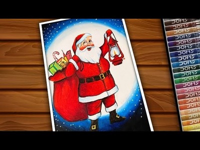 Christmas Drawing very easy and beautiful ????‍????, Santa Claus Drawing