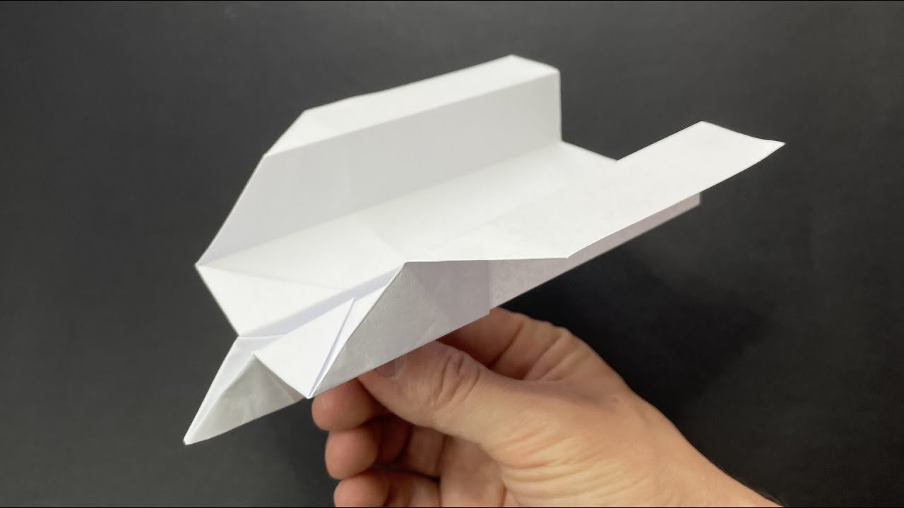 Comment faire un Avion en Papier qui vole longtemps | Planeur d'avion en papier