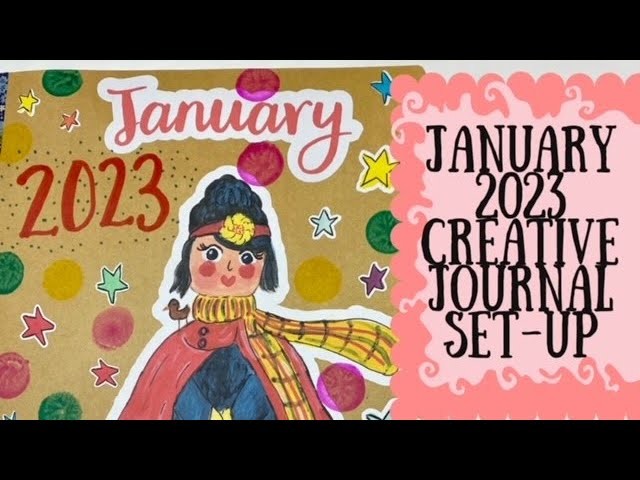 Creative Journal Set-up for January 2023~ Starting a New Altered Composition Book