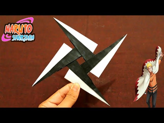 DIY - How To Make a Shuriken Naruto | Paper Ninja Star |Shuriken Paper