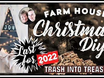 FLIPPING CHRISTMAS INTO WINTER DIYS 2023 II LAST CHRISTMAS INSPIRATION II TRASH INTO TREASURE DIYS