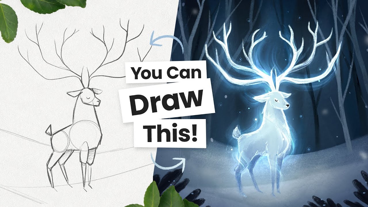 How To Draw A Magical Animal ✨ Step-by-step tutorial