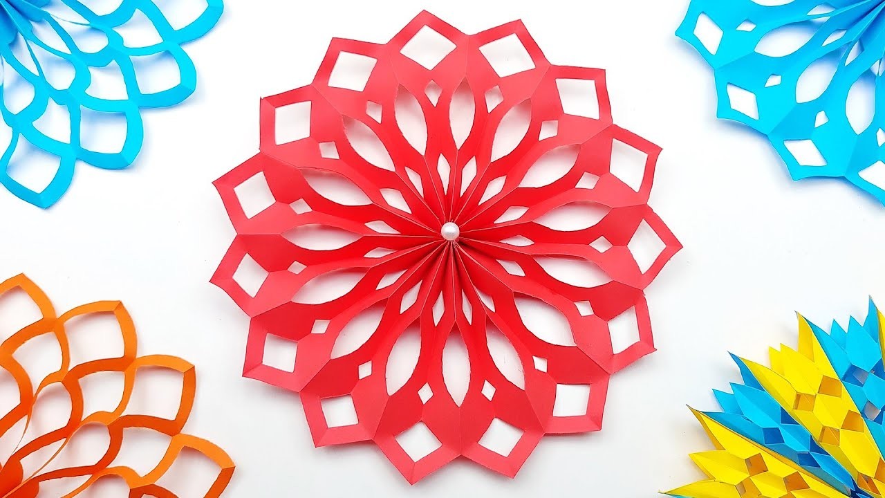 How to Make 3D Snowflake Out of Paper???? DIY Christmas Crafts | Easy Paper Crafts