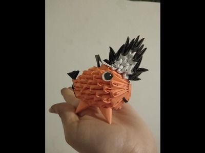 How to Make a 3d Origami Pochita (From Chainsaw Man!)