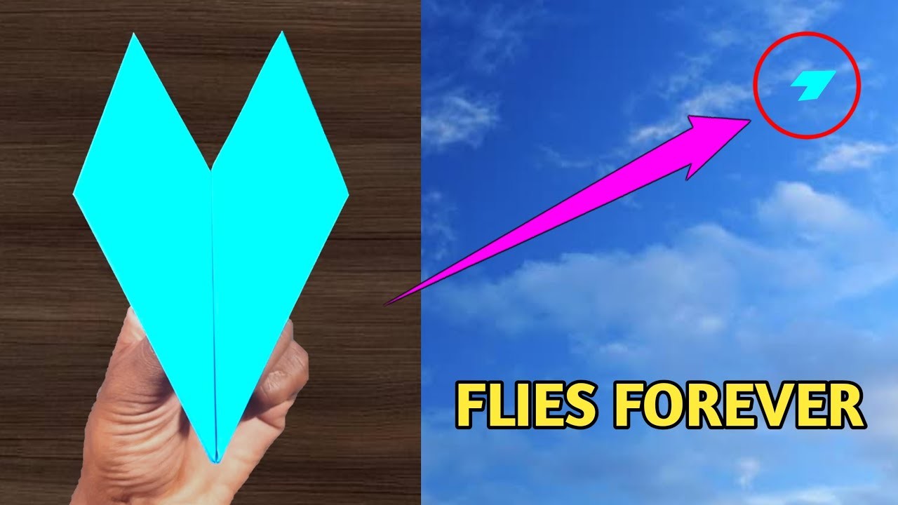 How To Make a Paper Airplane that Flies Forever