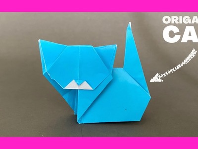 How to Make a Paper Cat | Easy Origami Cat