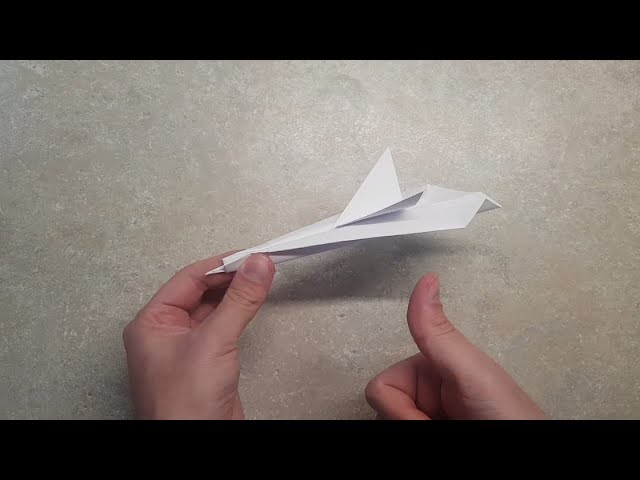 How to make a Supersonic Paper Plane