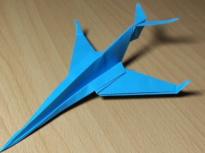 How to make airplane with paper (origami)