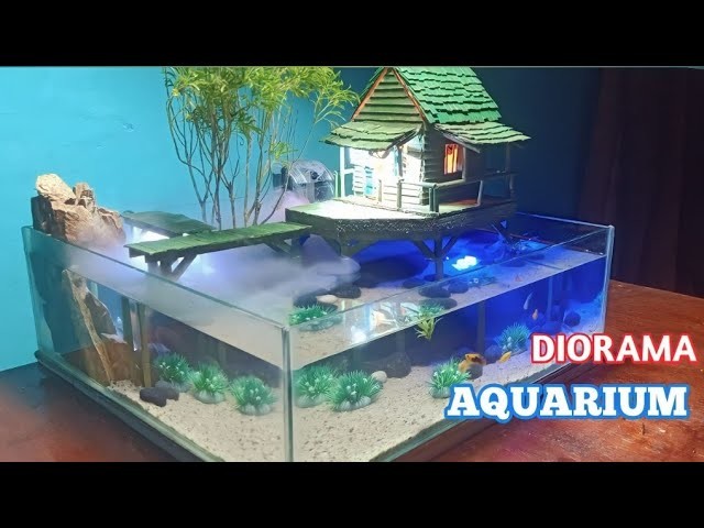 How to make decoration aquarium diorama fisherman. DIY DECORATION IDEAS