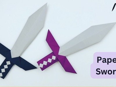 How To Make Easy Paper Sword Toy  For Kids. Nursery Craft Ideas. Paper Craft Easy. KIDS crafts