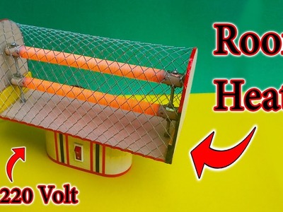 How To Make Electric Room Heater At Home | Mini Room Heater AC 220 V | Electric AC Room Heater DIY