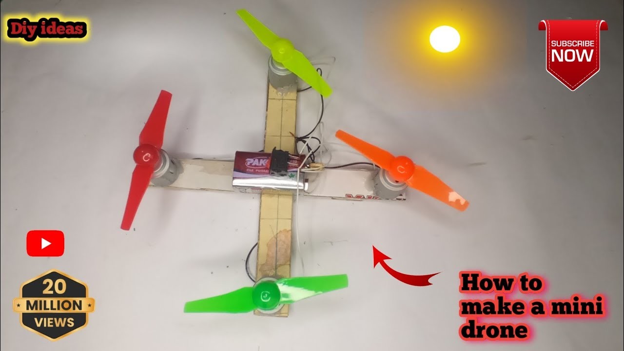 How to make mini drone | not working drone | make the drone at home | n't fly?| part 2 next  video?™