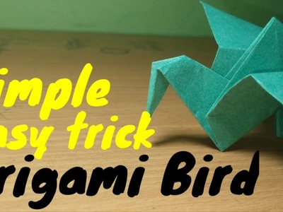 How to make origami bird || origami bird