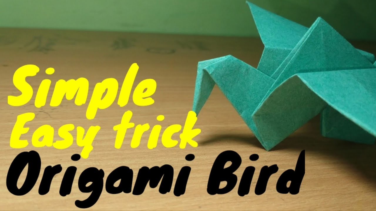 How to make origami bird || origami bird