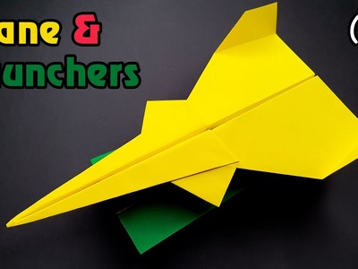 How to make paper plane and launchers || Paper plane 286