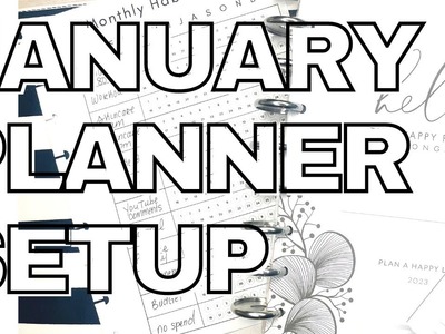 JANUARY PLANNER SETUP | SETTING UP MY FRANKENPLANNER FOR THE NEW MONTH