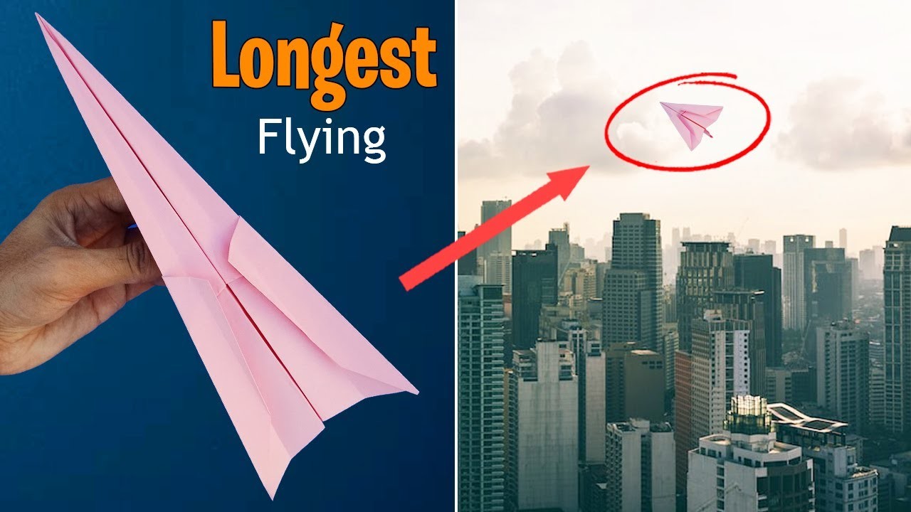Longest Flying Paper Plane World Record - How to Make a Paper Plane 2023