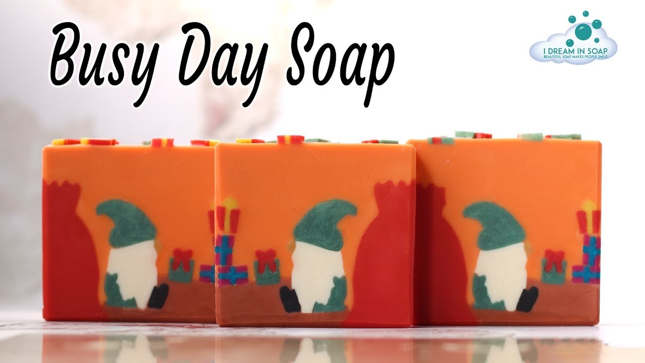 ????Making Busy Day Cold process soap????Christmas soap making ☃️I Dream in Soap.