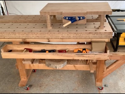 Making the Tools Needed to Make an Ukulele 2 - Bench Top Upgrade and Auxiliary Bench