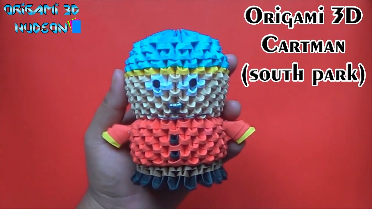 Origami 3D Cartman (south park)