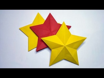 Origami Christmas Star | merry christmas ! How To Make 3D star For Your christmas decoration #diy