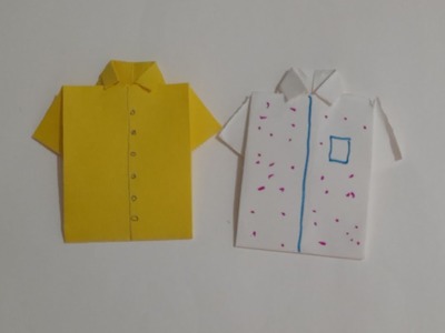 Origami Shirt easy tutorial | origami craft | diy paper craft