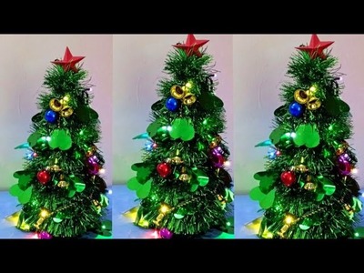 Paper christmas tree.Christmas tree making.christmas tree craft.Christmas tree craft for kids