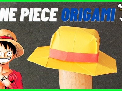 ⩥ Papiroflexia de ONE PIECE ???? | Sombrero de Luffy Origami