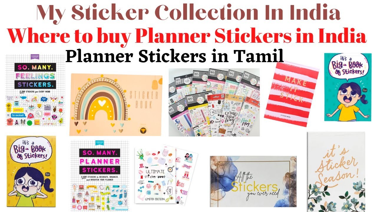 Planner Sticker Collection India | Planner Stickers in India  Where to buy Planner Stickers in India